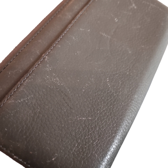 Kate Spade Accordion Style Long Leather Wallet, Vintage, Charcoal Grey - Picture 11 of 12